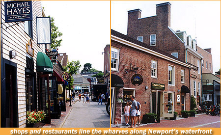 shopping in newport on the wharves newport wharf