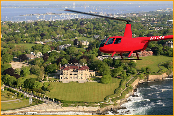 soar over coastal rhode island in a private helicopter tour